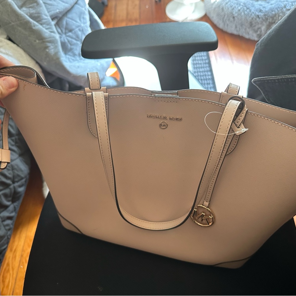 Michael Kors Light Beige Tote Bag